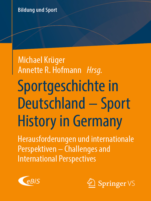 Title details for Sportgeschichte in Deutschland--Sport History in Germany by Michael Krüger - Available